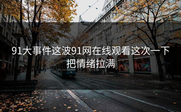 91大事件这波91网在线观看这次一下把情绪拉满